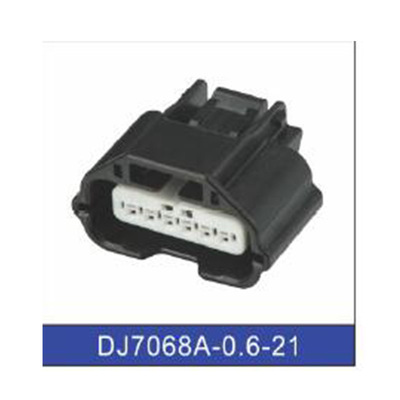 供應(yīng)6孔汽車防水連接插頭 接插件 塑料件DJ7068A-0.6-21
