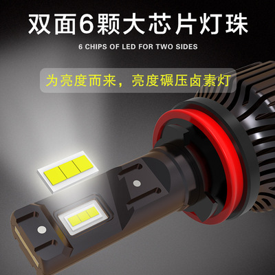 【廠家直供】汽車(chē)LED大燈高亮高功率 強(qiáng)解碼H7H11H4