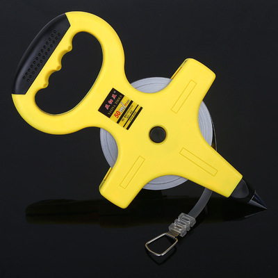 廠家亞細(xì)亞不銹鋼測量工具手提架尺長鋼卷尺 50m100m塑料架子尺