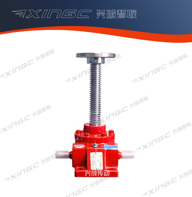 廠家批發(fā)小型電動(dòng)絲桿升降機(jī)臺(tái)灣版HK蝸輪絲桿升降機(jī)立式手搖升降