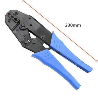 跨境HS-30J預(yù)絕緣端子壓接鉗連接頭壓線(xiàn)鉗0.5-6mm歐式棘輪端子鉗