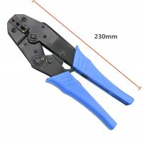 跨境HS-30J預(yù)絕緣端子壓接鉗連接頭壓線鉗0.5-6mm歐式棘輪端子鉗