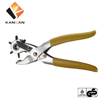 三用3合1多功能 皮帶皮革不了紙箱紙張打孔鉗子 手動腰帶圓孔工具