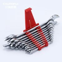 廠家直供雙頭開口件套十件套塑夾件套扳手五金工具雙開口扳手套裝