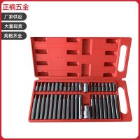 正楠五金批發(fā)40件星批組套工具 組裝套筒工具 星形內(nèi)六角批頭