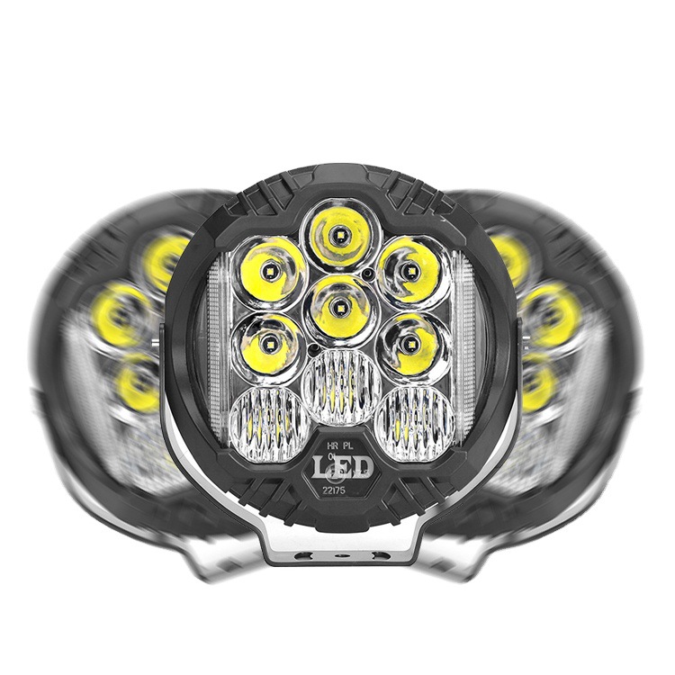 5/7寸猛禽牧馬人坦克雪佛蘭改裝射燈 LED汽車工作燈車頂燈探照燈