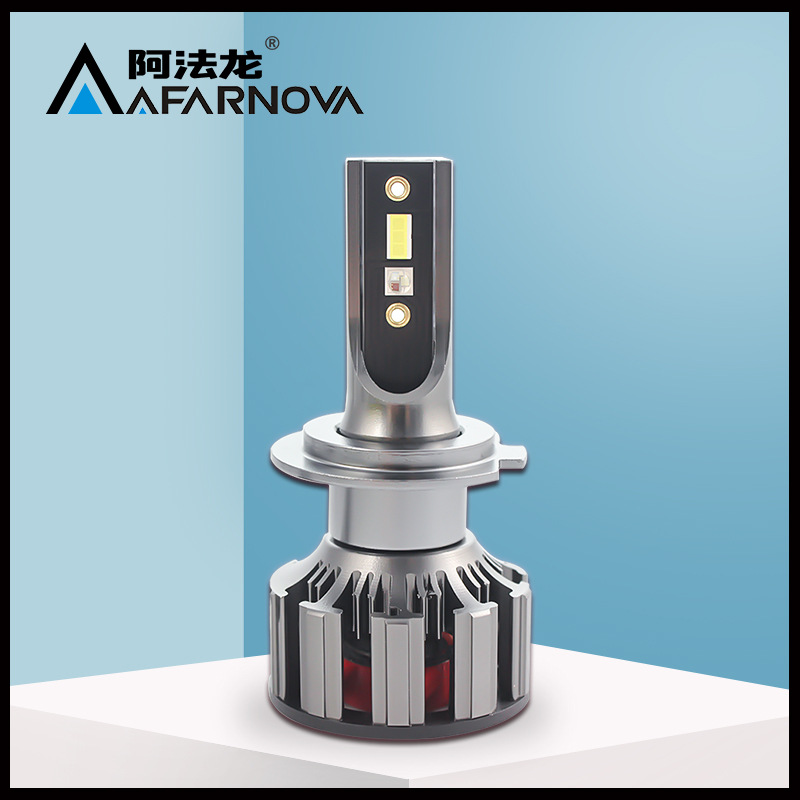 汽車led大燈RGB七彩無(wú)線藍(lán)牙大前照燈手機(jī)APP聲控霧燈 當(dāng)天發(fā)貨