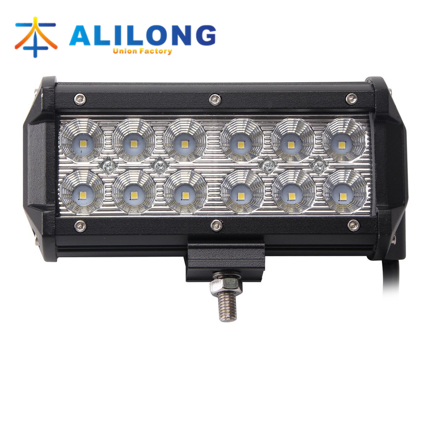 汽車工作燈 LED light bar 12LED 36W 射燈 改裝 長條燈 車頂燈