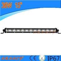 12v汽車LED車頂燈工作燈改裝越野車車頂燈中網(wǎng)長(zhǎng)條燈薄款單排36w