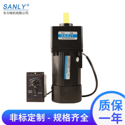 永力200W微型調(diào)速電機(jī)廠家減速機(jī)調(diào)速器蝸輪蝸桿減速電機(jī)防水馬達(dá)