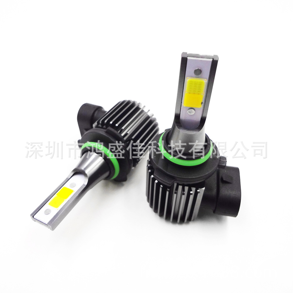 鴻盛佳 內(nèi)置IC驅(qū)動12V-14V 雙色白+黃 霧燈led H8/H11 9005/9006