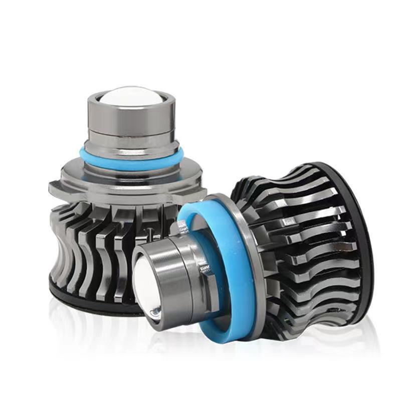 【跨境供應】激光霧燈汽車LED大燈 黃金光射燈激光炮超亮聚光改裝