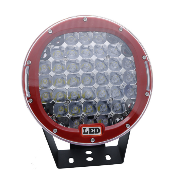 96W 105W 汽車led工作燈 185W圓形車燈4×4 越野射燈大燈外貿(mào)款