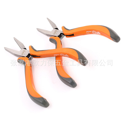 廠家批發(fā)4.5寸扁嘴鉗 迷你鉗 綁鉤鉗 迷超級(jí)迷你小鉗子 手工鉗