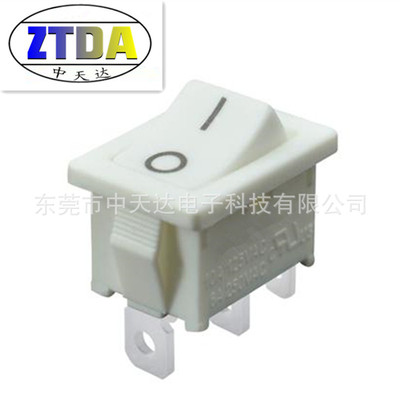 廠家直供 翹板開關(guān) 船型開關(guān) 三檔白色開關(guān) 工業(yè)家用電器小型開關(guān)