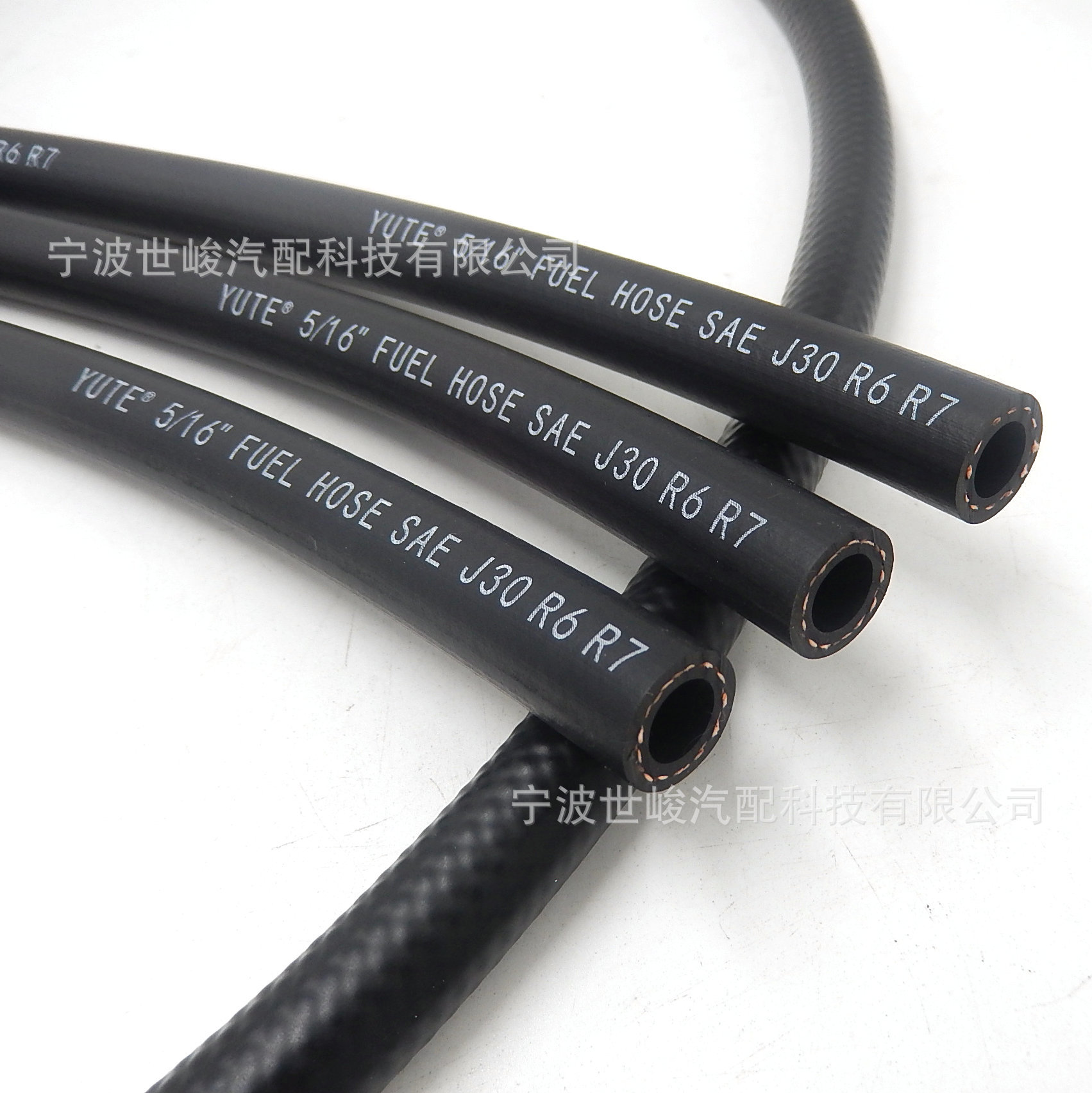 Ф3.2mm 1/8英寸 SAEJ30 R6 R7 高強(qiáng)度纖維編織 燃油管 汽油管