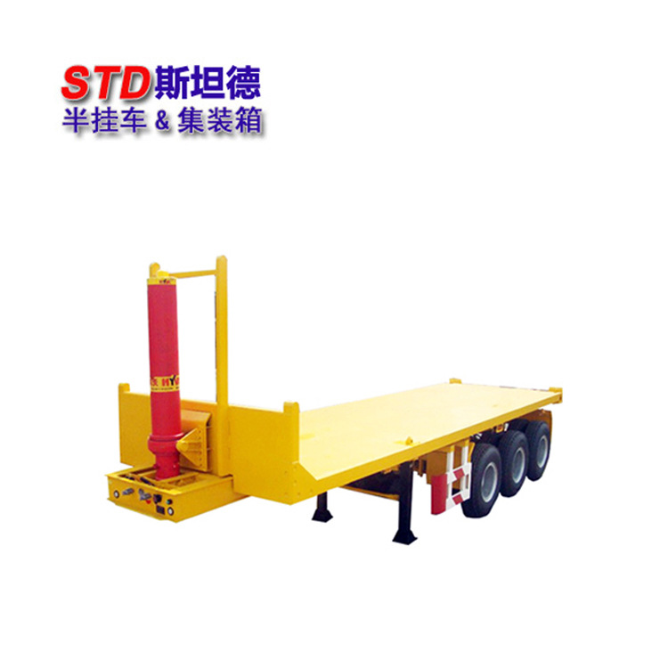 自卸式平板半掛車 4