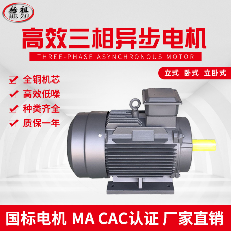 廠家銷售YE3132m-4 7.5KW 三相異步電機1460轉(zhuǎn) 國標(biāo)全銅 質(zhì)保一年