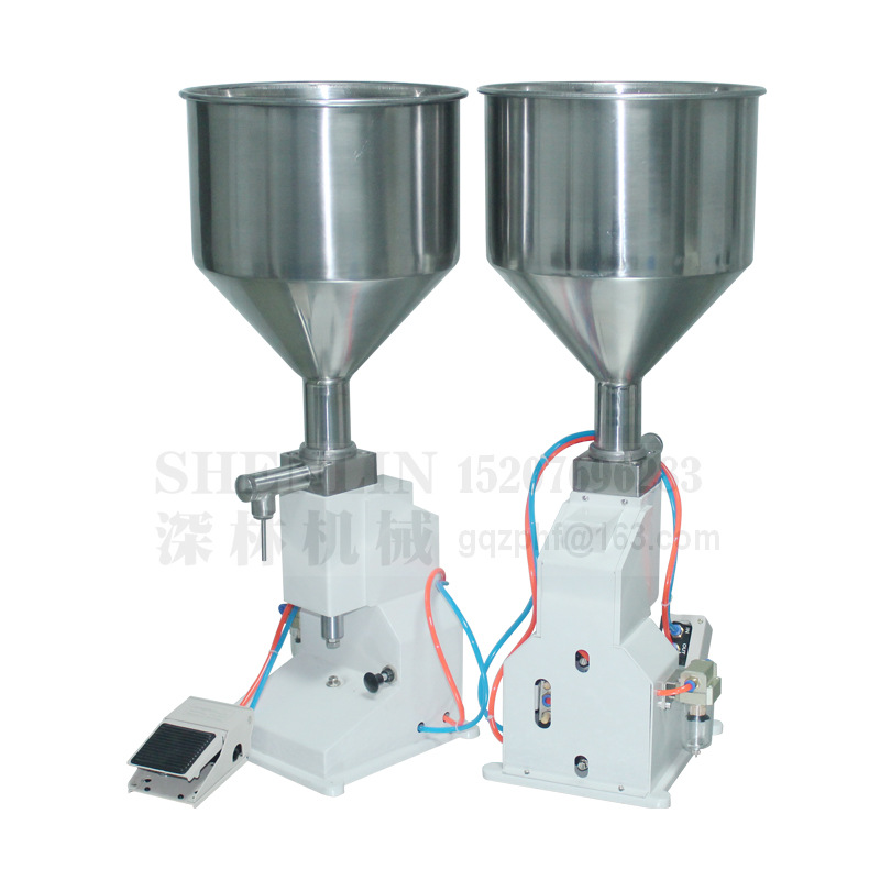 A02小型氣動液體灌裝5-50ml化妝品自動灌裝機A03食品灌裝設備深林