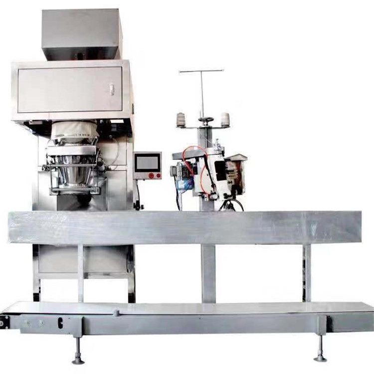 25公斤稱重包裝機(jī)小麥粉白砂糖半自動定量稱重裝袋機(jī)配自動封口機(jī)