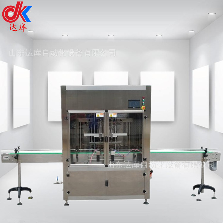 液體定量食用油灌裝機(jī) 潤(rùn)滑油玻璃水灌裝生產(chǎn)線 全自動(dòng)液體灌裝機(jī)