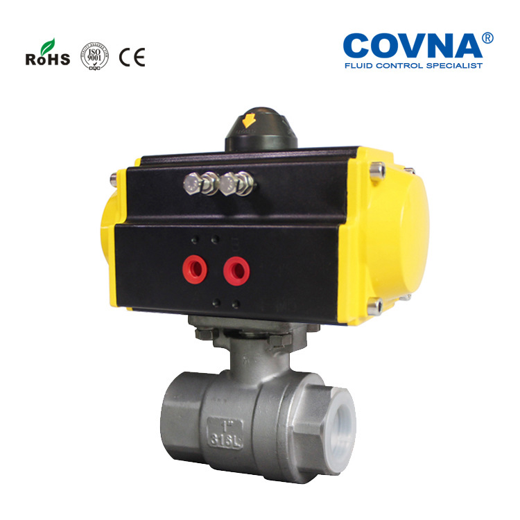 HK56-2PS系列氣動兩片式內(nèi)螺紋二通球閥