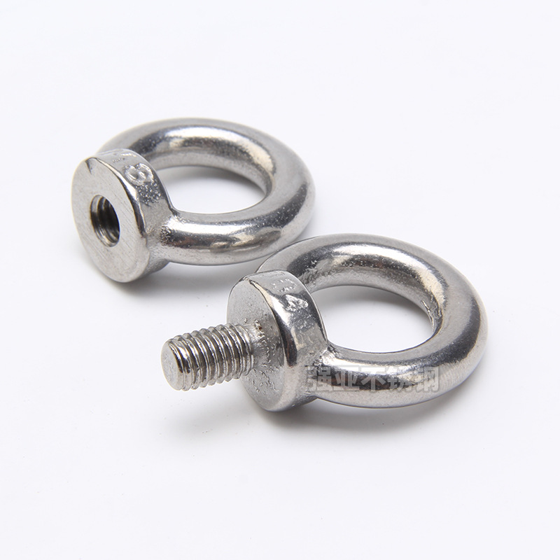 不銹鋼316吊環(huán)螺栓 M10吊環(huán)螺母 304不銹鋼圓環(huán)圓圈O型環(huán)吊環(huán)