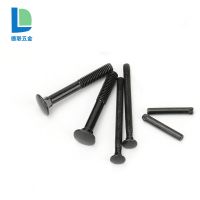 廠家供應8.8級12.9級碳鋼圓頭方頸螺絲M6m8橋架貨架螺絲圓頭螺桿