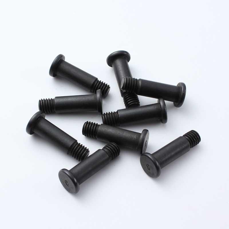 碳鋼發(fā)黑杯頭螺絲 扳手平頭螺絲 非標(biāo)機(jī)箱穿心鉚螺母耳夾機(jī)箱配件