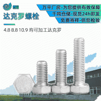 達(dá)克羅螺絲 高強(qiáng)度外六角達(dá)克羅螺栓 8.8級(jí)達(dá)克羅光伏螺絲現(xiàn)貨