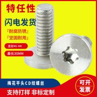 廠家批發(fā)微型精大平頭內(nèi)梅花槽機(jī)螺釘304不銹鋼沉頭CD紋螺絲