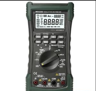 華誼MASTECH 數(shù)字兆歐表（絕緣多用表) MS5208 絕緣電阻測(cè)試儀