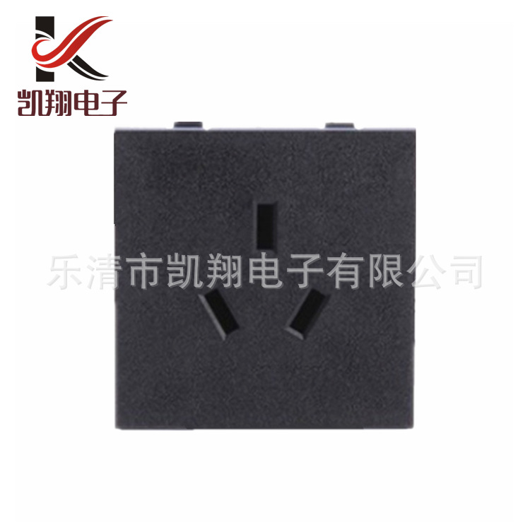 廠家批發(fā)AC插座歐規(guī)卡式插座 品字多功能電源插座 歐式三孔AC插座