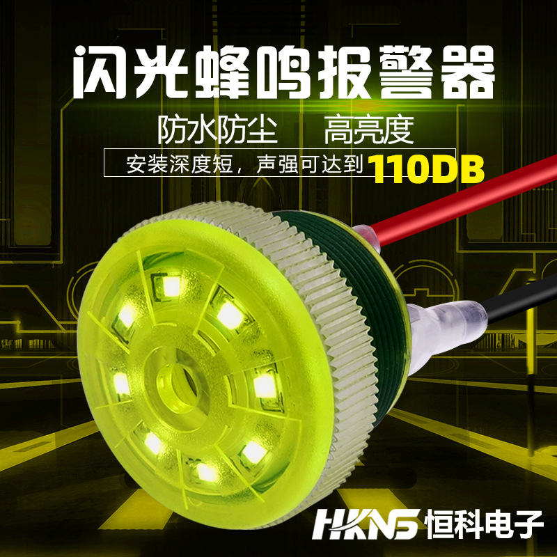 閃光蜂鳴報警器 防爆 防水開孔28mm 30mm 24V 斷續(xù)聲 故障報警