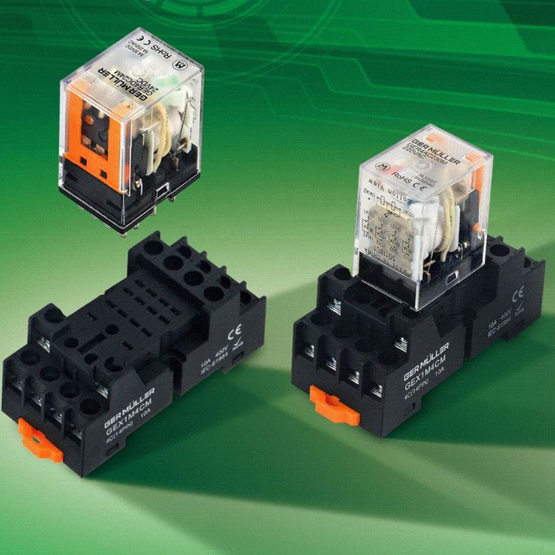 5年質(zhì)保 | 小型繼電器底座GEX1M4CM(4極5A)工業(yè)品耐用高等質(zhì)量