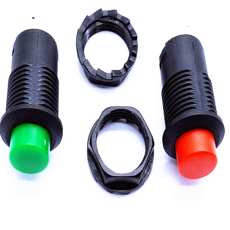 DS-425塑料款12mm自鎖紅色高頭無燈220V按鈕開關(guān)電源開關(guān)按鍵開關(guān)