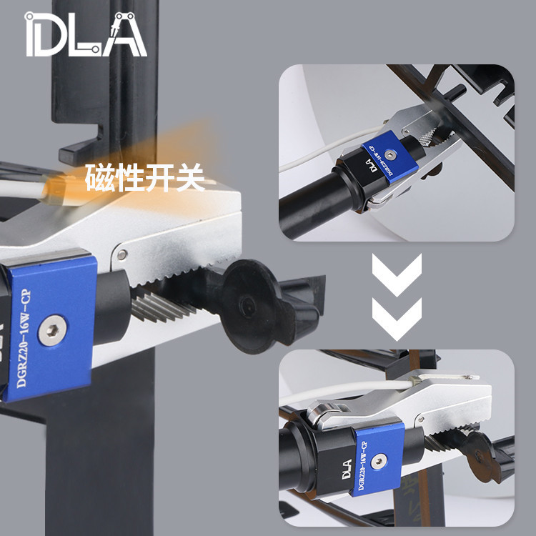 DD20-16W雙鉗口斜口氣動(dòng)夾具DGRZ20-16W 機(jī)械手機(jī)器人水口料夾具