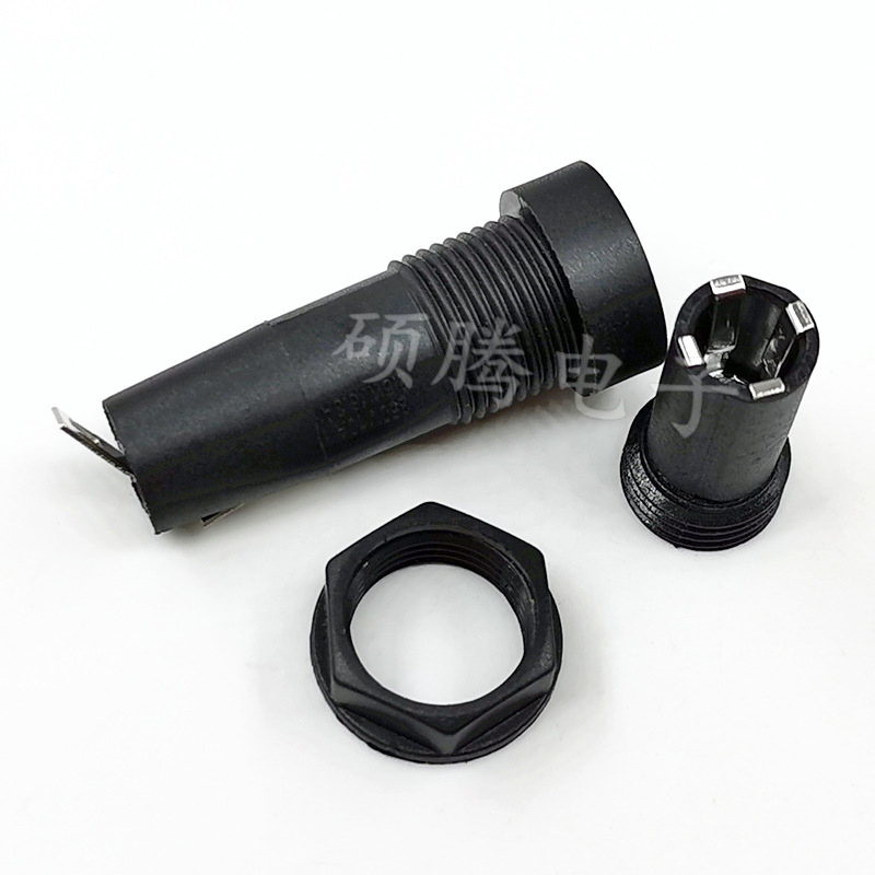 十字形5*20玻璃管保險絲座OP520汽車電子元件熔斷器250V10A