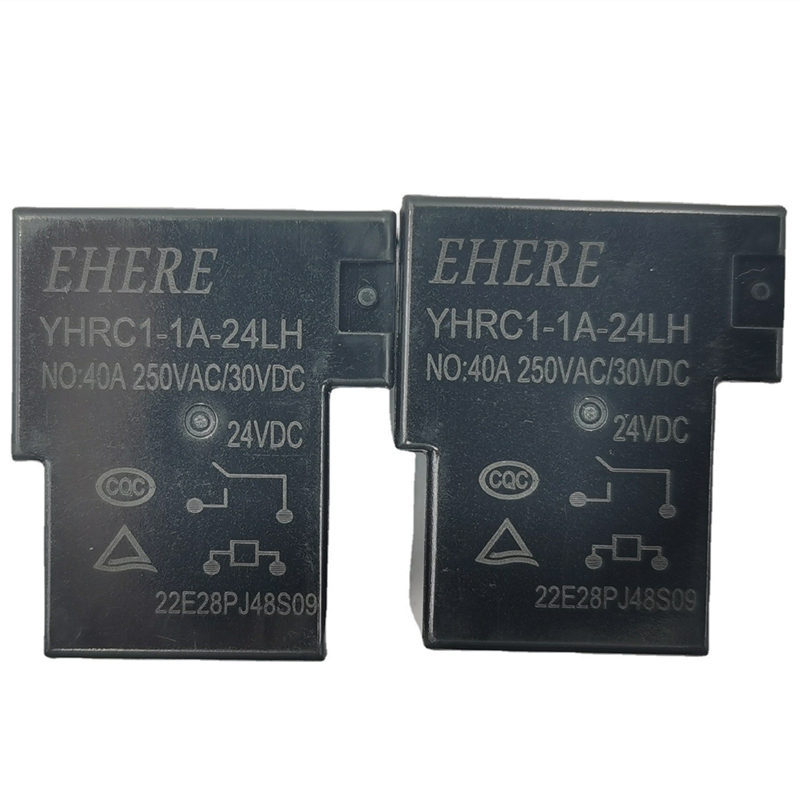 EHERE繼電器YHRC1-1A-24L一組常開30A四腳汽車繼電器24V