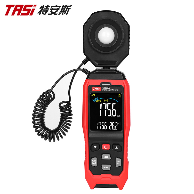 特安斯照度計TA632A光照度計測光儀流明測試儀亮度計光度計照度儀