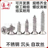 不銹鋼201 304十字沉頭自攻絲 不銹鋼自攻螺絲 平頭自攻絲 GB846