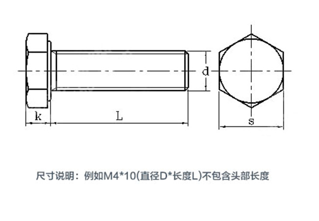 不銹鋼外六角螺絲1