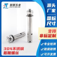 304不銹鋼膨脹螺栓國(guó)標(biāo)膨脹螺絲不銹鋼內(nèi)爆拉爆螺絲