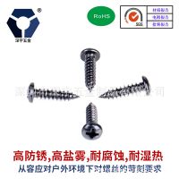 PA4x8→4x35黑色不銹鋼圓頭自攻螺絲GB845高鹽霧耐腐蝕防銹達(dá)克羅