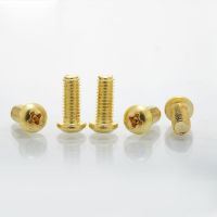 燈飾螺絲 電鍍泳金色螺絲十字圓頭機絲 盤頭元頭機螺釘M3M4M5