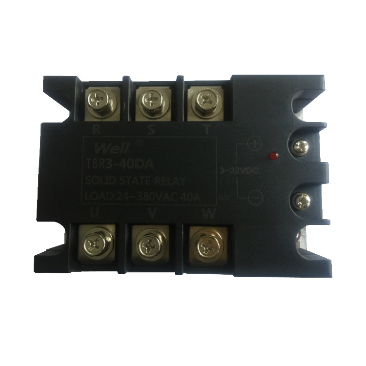 Well唯樂三相固態(tài)繼電器 TSR3-40DA SSR工廠直銷
