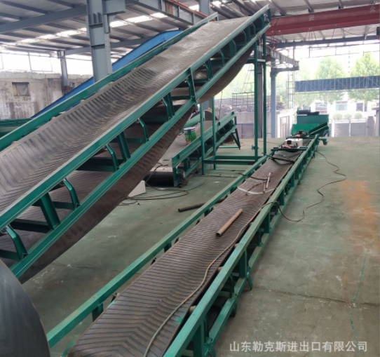 大型U型槽帶式輸送機(jī)礦用爬坡皮帶輸送機(jī) 出口