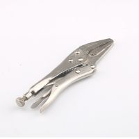 大力鉗尖嘴鉗快速夾平口帶齒錢夾持工具 6寸9寸魚嘴鉗省力工具鉗