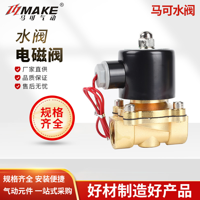 馬可氣動(dòng) 2W160-15水閥 二位二通式電磁閥 銅閥 進(jìn)水 電磁閥