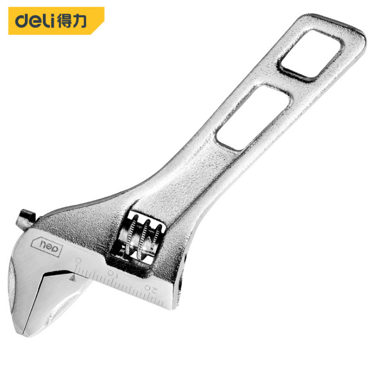 得力工具 光柄大開口扳手衛(wèi)浴活口扳子DL120115 140 150 DL120200